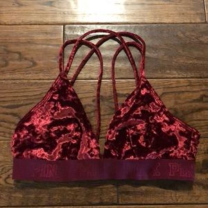 Velvet bralette